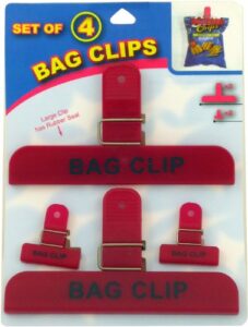 economy kitchen accessory bag clips 4 count
