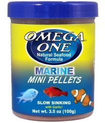 omega one marine mini pellets with garlic, 3.5 oz