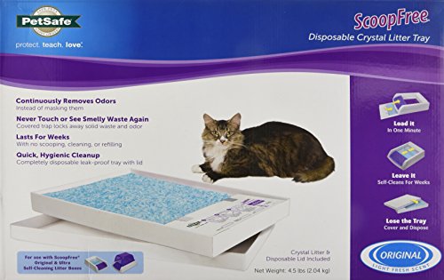 ScoopFree Blue Crystals Litter disposable Trays, 4.5-Pounds