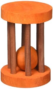 ware barrel roller wooden rolling chew toy for small pets