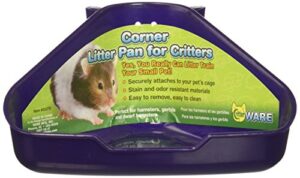 corner litter pan for critters