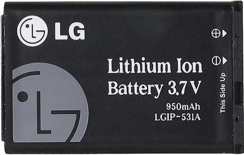 LG LGIP-531A 950mAh Replacement Battery For LG Feacher Flip Phones