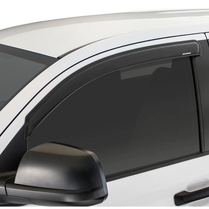 Stampede | Tape-Onz Sidewind Deflectors | 2010 - 2017 GMC Terrain - Polished/Chrome, 4 Pcs. | 6089-8