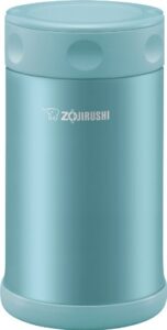 zojirushi stainless steel food jar, 25-ounce, aqua blue