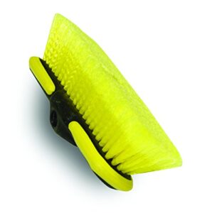 carrand 93077 8" car wash brush head with label, black/yellow
