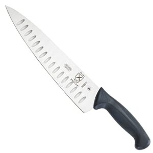 mercer culinary m22611 millennia black handle, 10-inch granton edge, chef's knife