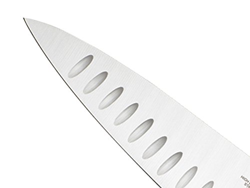 Mercer Culinary M22611 Millennia Black Handle, 10-Inch Granton Edge, Chef's Knife