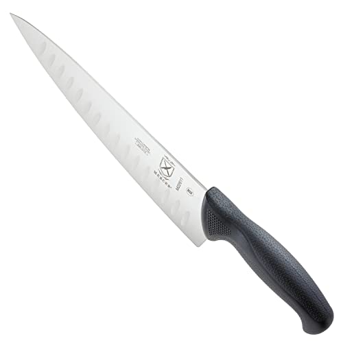 Mercer Culinary M22611 Millennia Black Handle, 10-Inch Granton Edge, Chef's Knife