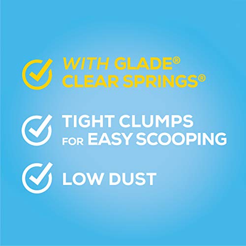 Purina Tidy Cats Clumping Cat Litter, Glade Clear Springs Multi Cat Litter - 35 lb. Pail