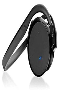 pyle home phbt5b stereo bluetooth streaming wireless headphones with call answering and built-in microphone, black