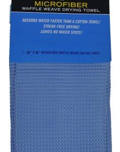 Eurow Detailer's Preference Microfiber Waffle Giant Drying Towel 36 X 36 in (9 SqFt)