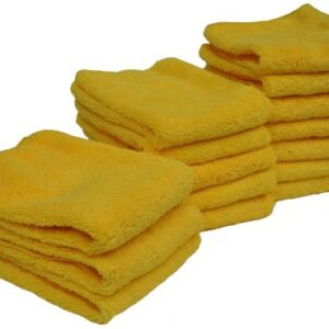 Detailer's Preference Microfiber 14in x 17in 300 GSM Cleaning Towels High Pile 15-Pack