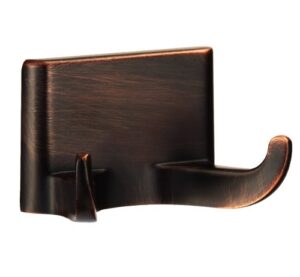 randall series 4106-orb double robe hook bath accessories, oil rubbed bronze