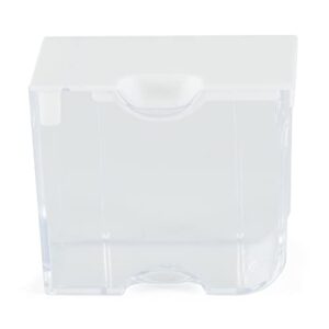 Elizabeth Ward Bead Storage Solutions Clear Plastic Storage Containers (5pc) – Medium – Organize Beads, Jewelry Making and Craft Supplies, Earrings and More – Securely Snaps Shut, 1-3/4” x 2” x 1-1/8”