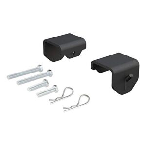 curt 17003 weight distribution hitch clamp-on hookup brackets , black