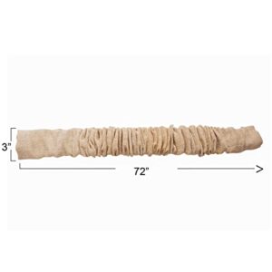 Creative Co-Op 6' Long Chandelier Cord Cover, Natural Cotton