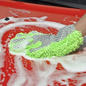 Detailer's Preference Double Sided Microfiber Interior & Exterior Auto Detailing Cleaning Glove