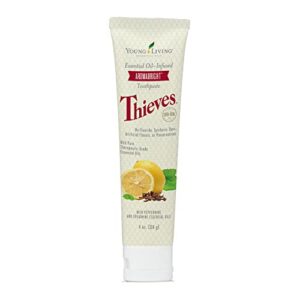 thieves aromabright toothpaste by young living, 4 ounces