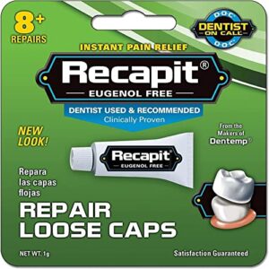 recapit cap and crown cement - 1 grm, pack of 6