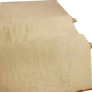 mybecca microsuede suede fabric 58" wide vintage by the yard (color: parchment) (by separate yard)