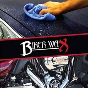 Biker Wax and Plastic Restorer - Car and Motorcycle Spray Wax with Super Hydrophobic Blend, Hybrid Wax Sealant Infused with Super Polymers,16 Ounce