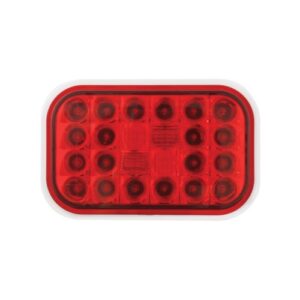 GG Grand General 77182 Red Rectangular Pearl 24-LED Stop/Turn/Tail Sealed Light