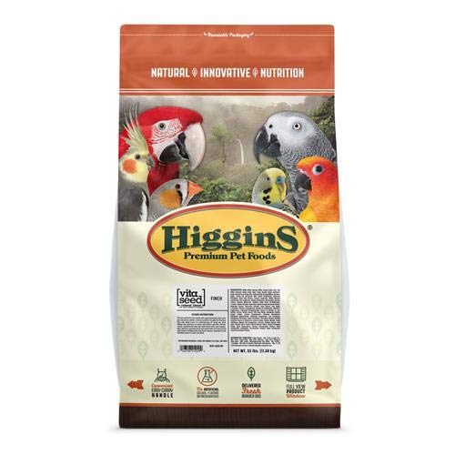 Higgins 466161 Vita Seed Finch Food For Birds, 25-Pound