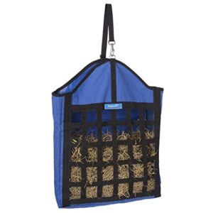 tough1 nylon hay tote with web front royal blue