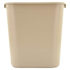 rubbermaid commercia fg295600beig wastebasket, commercial grade, 28-1/8-qt. - quantity 1