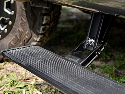 AMP Research PowerStep | 75154-01A-B | Fits 2015 - 2019 Chevrolet Silverado 2500 HD/3500 HD & GMC Sierra 2500 HD/3500 HD Extended Cab Double Cab/Crew Cab; & more (See Description)