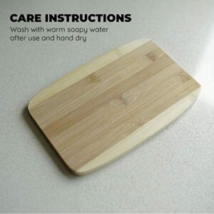 Brite Concepts Mini Bamboo Cutting Board, 6 by 9 Inches (Pack of 1)