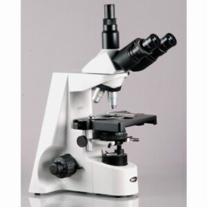 AmScope T690C-PCT200-PL Phase-Contrast Trinocular Compound Microscope, 40X-2500X Magnification, WH10x and WH25x Super-Widefield Eyepieces, Infinity Plan Achromatic Objectives, Brightfield, Kohler Condenser, Double-Layer Mechanical Stage, Includes 4 Phase