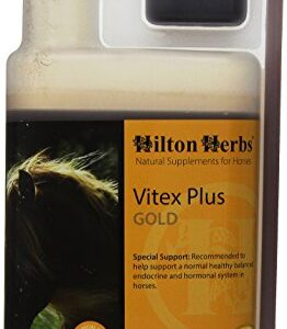 Hilton Herbs Vitex Plus Gold Herbal Cushing's Support for Horses, 2.1pt Bottle