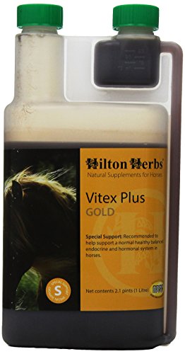 Hilton Herbs Vitex Plus Gold Herbal Cushing's Support for Horses, 2.1pt Bottle