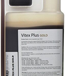 Hilton Herbs Vitex Plus Gold Herbal Cushing's Support for Horses, 2.1pt Bottle