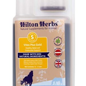 Hilton Herbs Vitex Plus Gold Herbal Cushing's Support for Horses, 2.1pt Bottle