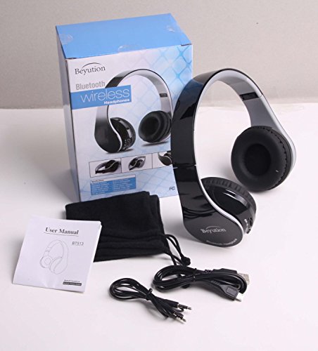 Beyution Smart Stereo Wireless Bluetooth Headphone---for Apple iphone series and all IPAD IPOD series; SAMSUNG GALAXY S4/S3; Nook; Visual Land; Acer; Coby; Ematic; Asus; Hisense; Supersonic; Adesso; Filemate; LG and all portable deive which with bluetooth