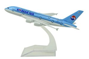 tang dynasty(tm) 1:400 16cm air bus a380 korean air metal airplane model plane toy plane model
