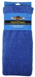 detailer's preference microfiber dual pile terry weave large drying towel (6 sqft)