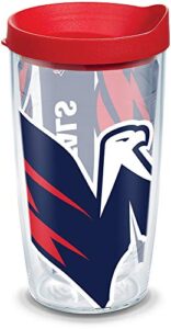 tervis made in usa double walled nhl washington capitals insulated tumbler cup keeps drinks cold & hot, 16oz, colossal