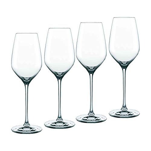 Nachtmann - The Life Style Division of Riedel Glass Works Supreme Wine Glasses, 4 Count (Pack of 1), White