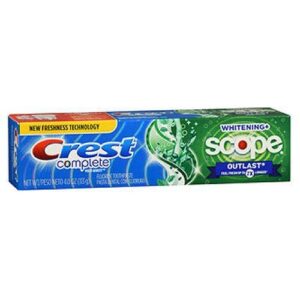 crest pls sc outlst ex wh size 4z crest extra white plus scope outlast mint toothpaste 4oz
