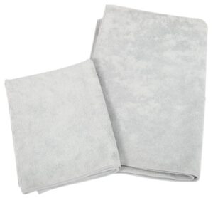 cen-tec systems 37902 microfiber 3-pack super towel, 24 by 36-inch, gray