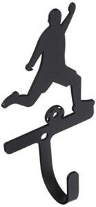 5 inch soccer player wall hook small