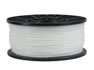 monoprice premium 3d printer filament - 1kg/spool - white | abs, 1.75mm