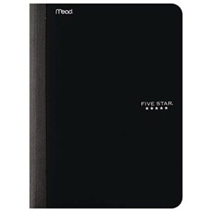 five star composition book/notebook, wide ruled paper, 100 sheets, 9-3/4" x 7-1/2", color selected for you, 1 count (09006)