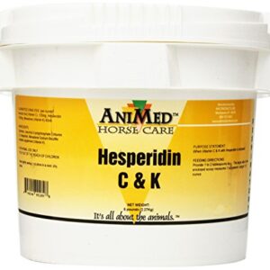 AniMed Vitamin C and K with Hesperidin Supplement for Horses, 5-Pound