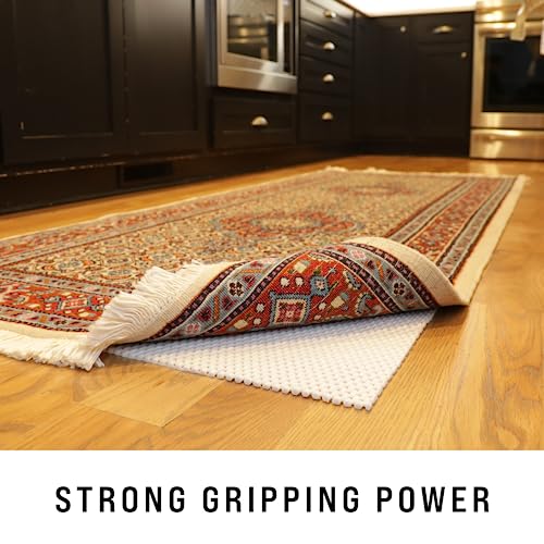 Grip-It Premium Lock Extra Cushioned Non-Slip Rug Pad for Area Rugs and Runner Rugs, Rug Gripper for Hardwood Floors 2' x 8'