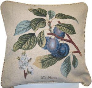 dada bedding sugar plum visions woven decorative pillow 18 inches