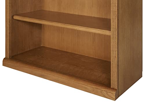 Martin Furniture Huntington Oxford 72" Open Bookcase, Wheat Finish, Fully Assembled